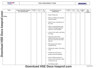 Risk Assessment Risk Management 2024 Pdf