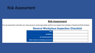 Risk Assessment
 