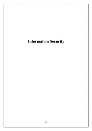 15
Information Security
 