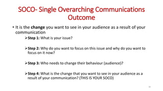 Soco Examples Risk assessment and communication | PPTX