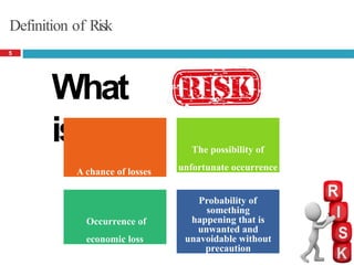 Explaining Risk risk assessment and management. Hazard pptx | PPTX