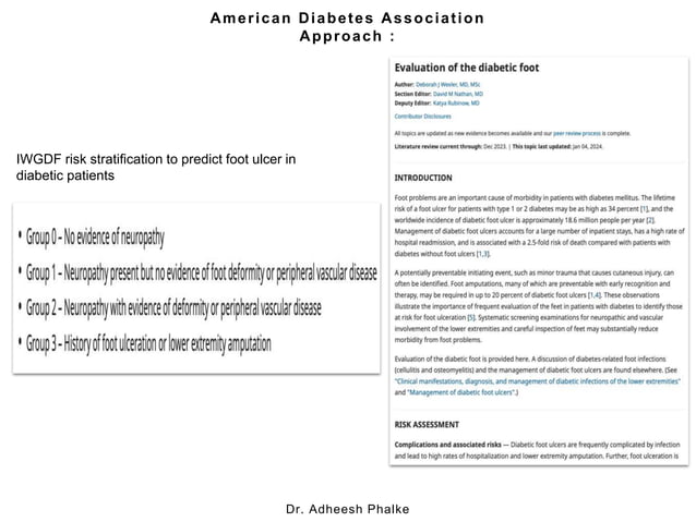 Risk Assessment and Stratification Diabetic Foot.pptx | Foot Health ...