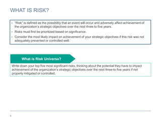 Risk assessment facilitation guide | PPTX