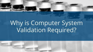 Risk assessment for computer system validation | PPTX | Operating ...