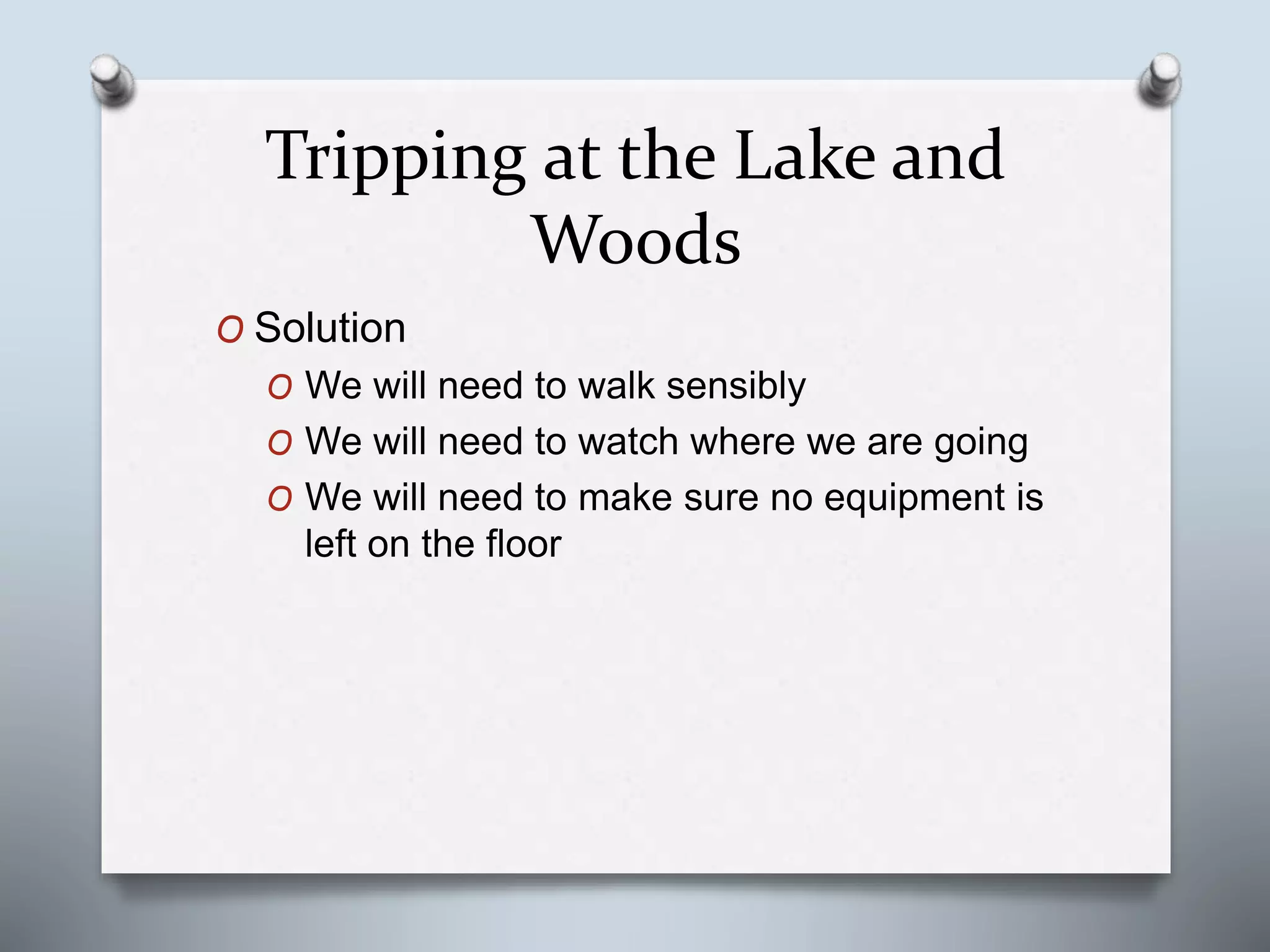 Risk assessment for filming | PPTX