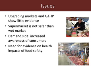 Risk assessment for food safety