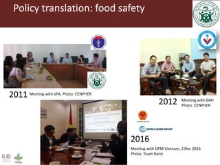 Risk assessment for food safety
