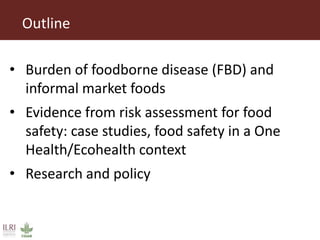 Risk assessment for food safety