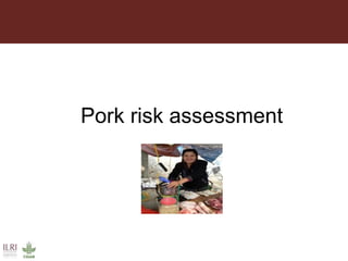 Risk assessment for food safety