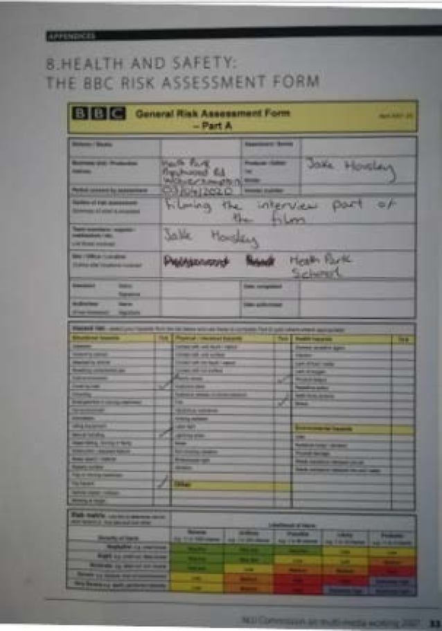 Risk Assessment Forms | PDF