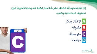 ‫يذكر‬ ‫تكاد‬ ‫ال‬
‫مقبولة‬
‫متوسطة‬
‫مرتفعة‬
 