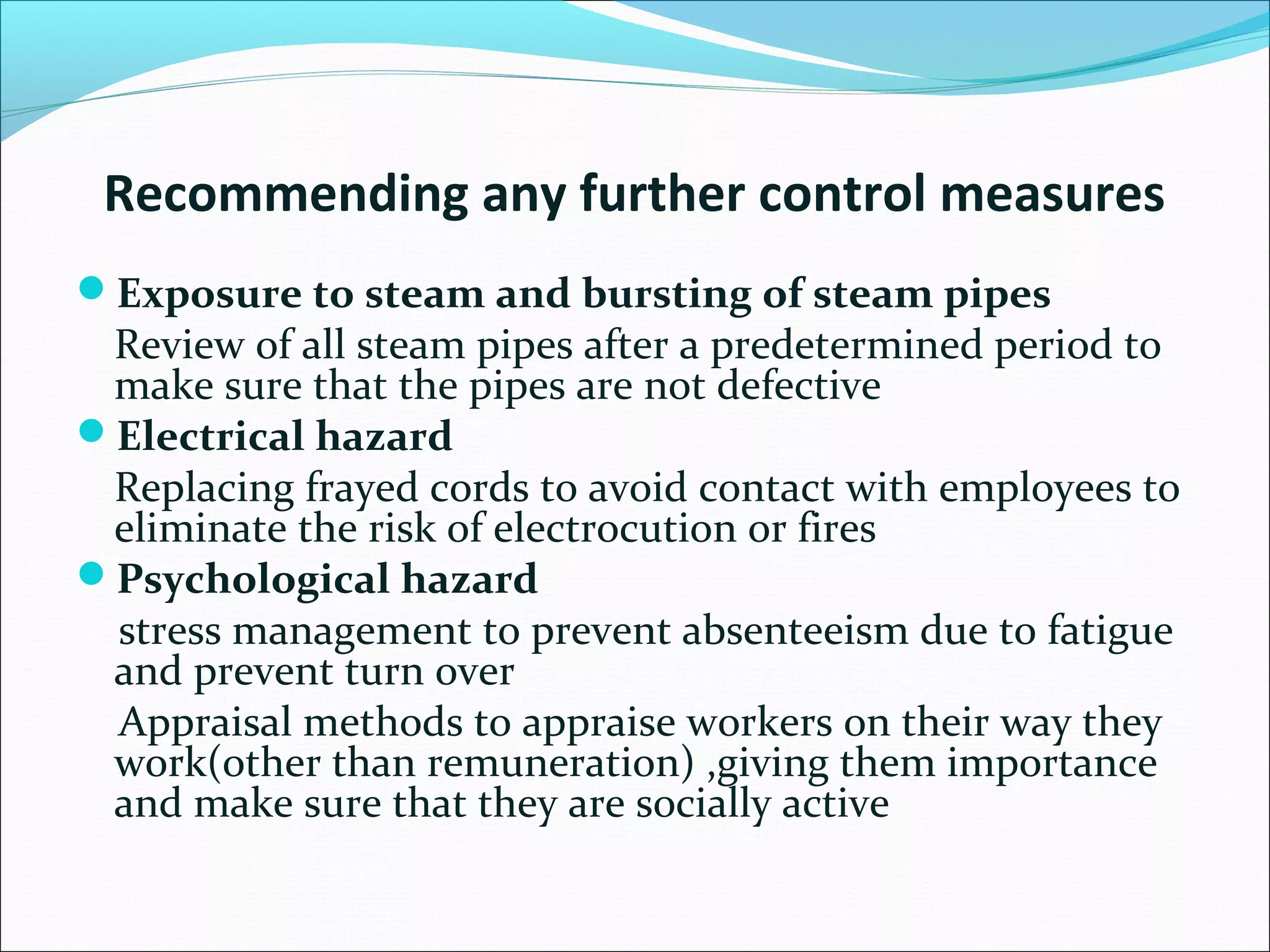Risk assessment in dyeing final presentation/ Risk Assessment In Dyeing