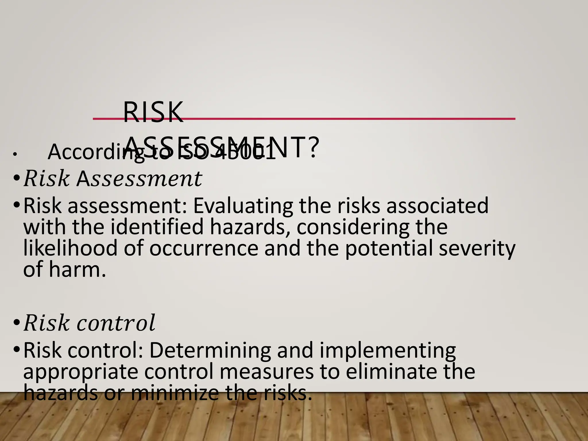 Risk assessment Methodologies important ...................pptx