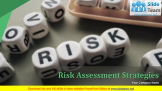 Risk Assessment Strategies
Your Company Name
 