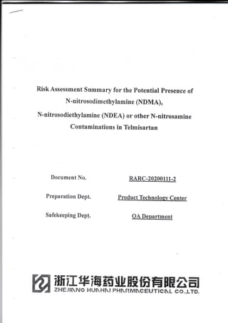 presentation on Risk Assessment Summary.pdf
