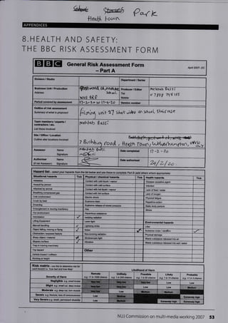 Risk assessments unit 17 | PDF