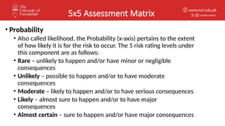 5 Point Risk Assessment Scale Pdf Printable Risk Assessment Techniques in Business management | PPTX
