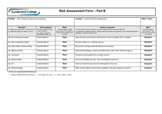 Risk assessment VFX | DOC