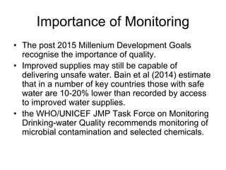 Risk assessment as a tool to improve water quality and the role of institutions of higher education