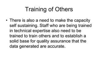 Risk assessment as a tool to improve water quality and the role of institutions of higher education