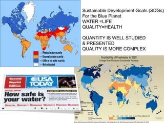 Risk assessment as a tool to improve water quality and the role of institutions of higher education