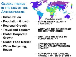 Risk assessment as a tool to improve water quality and the role of institutions of higher education