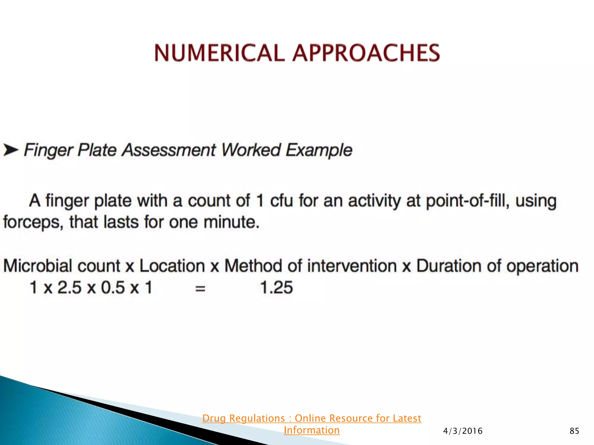 4/3/2016 85
Drug Regulations : Online Resource for Latest
Information
 