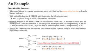 Expected Utility Using Risk Aversion Score Formula Risk aversion | PPTX