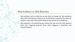 Risk avoidance | PPTX