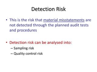 Risk Based Approach to Auditing Financial Statements.pptx