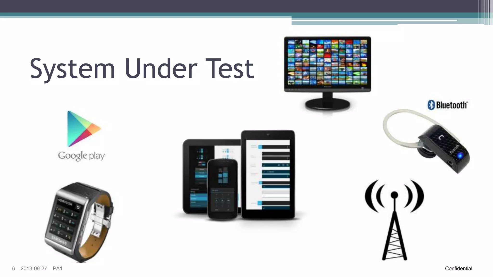 System Under Test

6

2013-09-27

PA1

Confidential

 