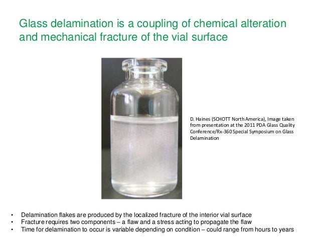 Delamination Of Glass Vials Delamination Of Glass Vials