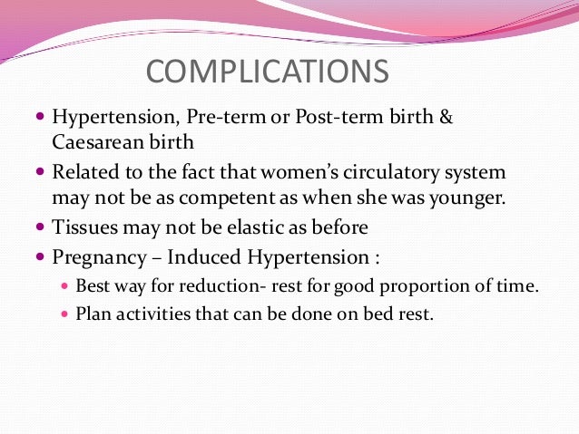 Risk Factors In Pregnancy