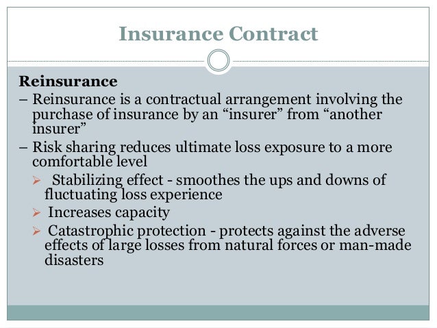 Risk financing