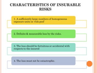 Homogeneous Insureable Risk Risk financing | PPT