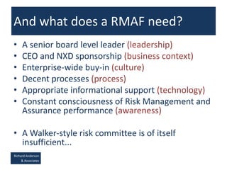 Rmaf Project Development Process Risk Forum For Attendees | PPTX