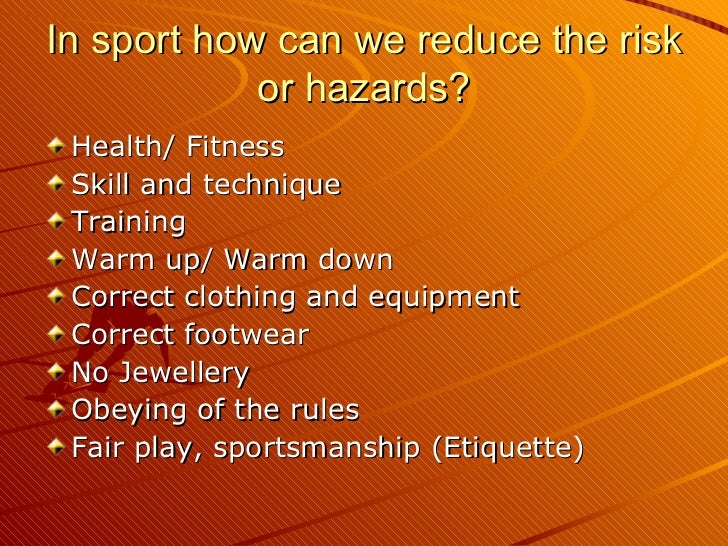 Risk and Hazards