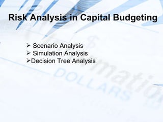 Risk In Capital Budgeting | PPT