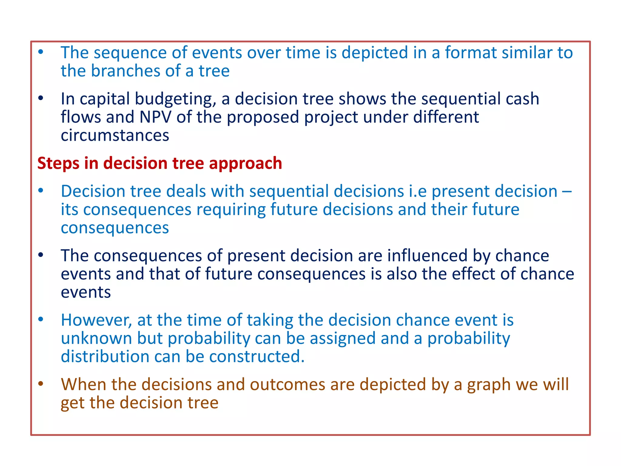 Risk in capital budgeting | PPTX