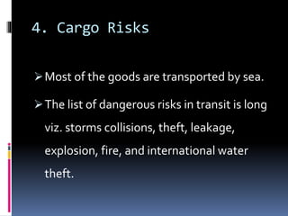 Risk in international trade by Shahnawaz | PDF