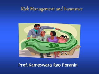Risk Management and Insurance
Prof.Kameswara Rao Poranki
 