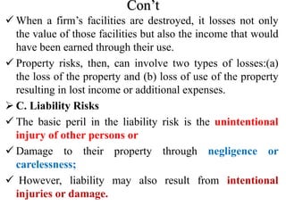 Risk & Insurance PPT for 4th Year Students.pptx