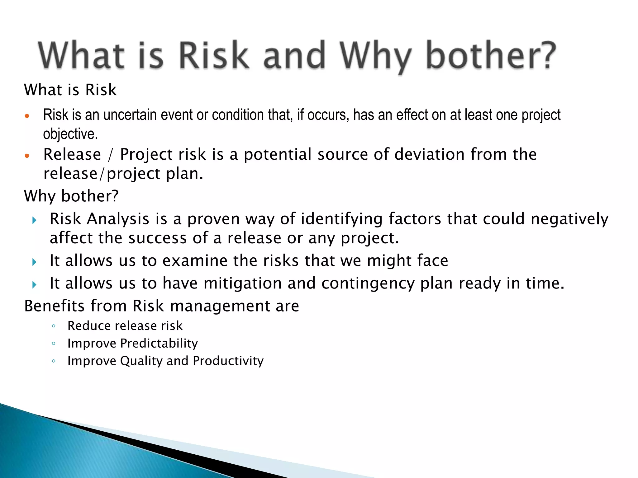 Risk management | PPTX