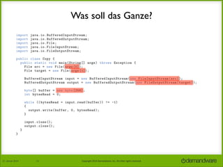 Was soll das Ganze?

27.	
  Januar	
  2014

11

Copyright	
  2014	
  Demandware,	
  Inc.	
  All	
  other	
  rights	
  reserved.	
  

 