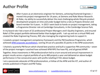 17 of 22
Risk Assessment provides scientific advice on potential threats, often the basis for making decisions to
address these threats via Risk Management.
Europe separates the roles of Risk Assessor and Risk Manager in law to make clear the distinction
between science and politics.
Risk Assessment is concerned with preventing harm to people
The Health and Safety Executive in the UK defines Risk as the chance, high or low, of somebody being
harmed by a hazard, and how serious the harm could be.
Risk Management is minimising the impact of threats and maximising the benefit of opportunities
Risk Assessment actions are aimed at reducing the potential harm to zero, or at least to acceptable
levels by taking reasonably practicable measures – balancing the level of risk against the measures
needed to control the real risk in terms of money, time or trouble.
Action need not be taken if it would be grossly disproportionate to the level of risk.
Risk Assessment is an excellent, essential and in most countries mandatory method for understanding
and reducing potential harm to people.
However, Risk Assessment is not a substitute for Risk Management, e.g. there is no concept of up-side
risk in Risk Assessment since there is no 'harm' in up-side risk.
Risk Management and Risk Assessment
 