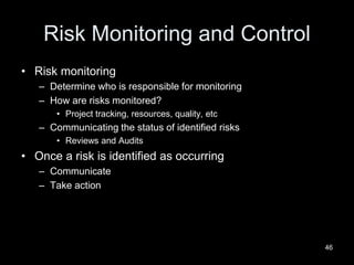 Project Risk management | PPT