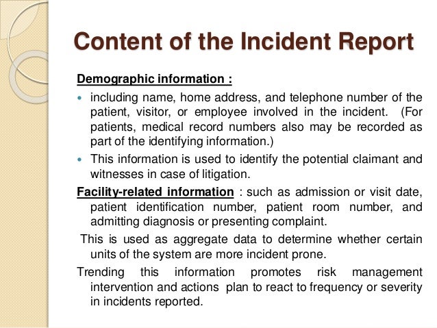 example of incident report in nursing rome fontanacountryinn com how to write a incident report examples nursing home