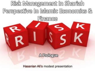 Hassnian Ali’s modest presentation
 