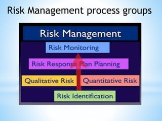 Risk Management process groups
 