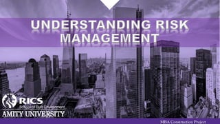 MBA Construction Project
 